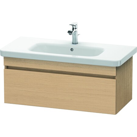 Durastyle One Drawer Wall-Mount Vanity Unit Natural Oak